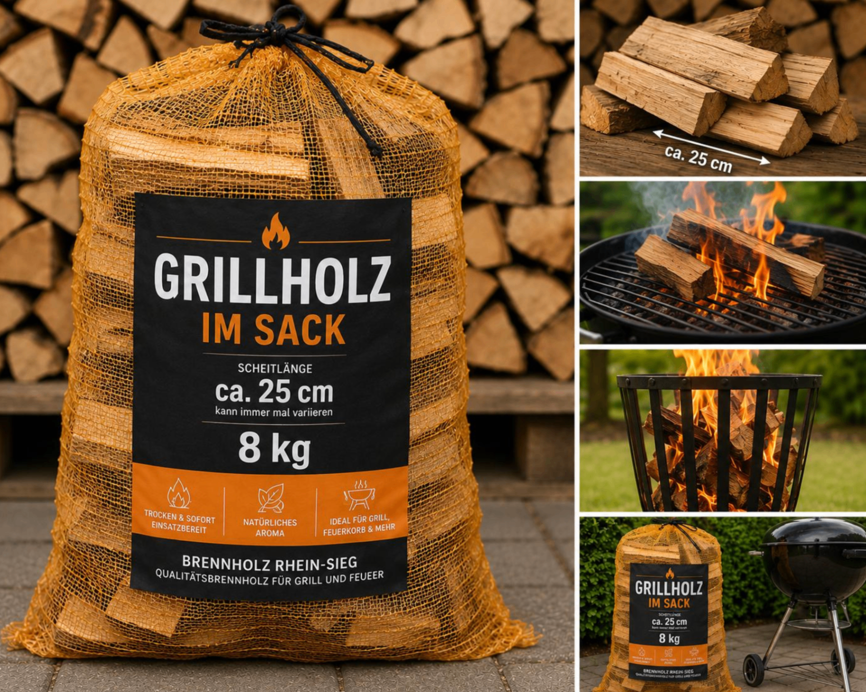 Grillholz Grillholz 8 kg